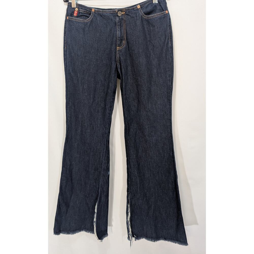 Vintage Y2K Guess USA Bootcut Jeans Style 13195 Size 31 Made‎ in USA Side Slit